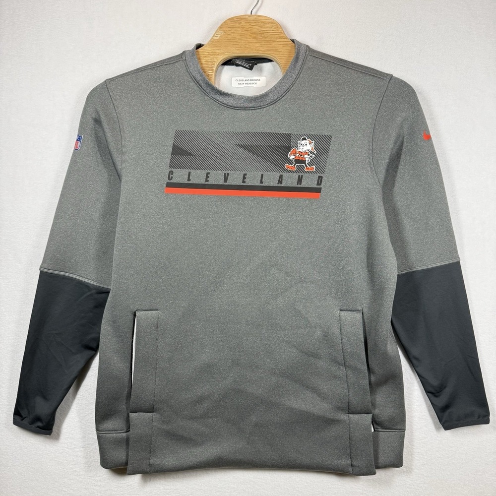 Cleveland Browns Nike NFL On Field Dri-Fit Coach Issued Crewneck Large